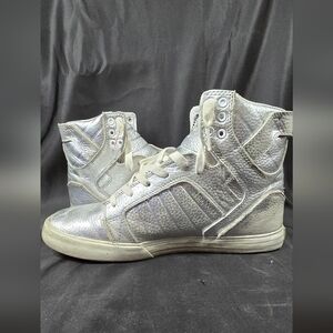 Supra Skytop Silver Size 10